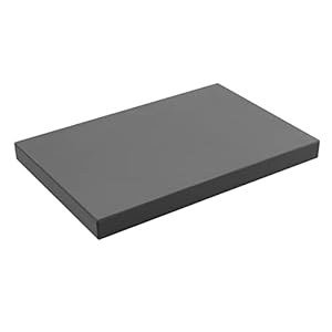 Yoga-Mad EVA Half Yoga Block | 305mm x 205mm x 25mm | Eco Friendly Yoga Block | High Density EVA Non Slip Block for Yoga, Pilates and Home Workouts | Provides Support for Various Yoga Poses