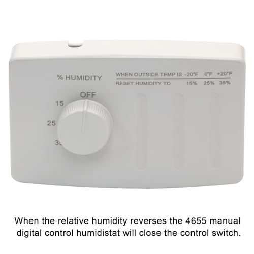 4655 Manual Whole House Humidifiers/Wall Mounted Humidifier Control Humidistat For AprilAire Manual Humidifier Whole House,24VAC - Thumbnail 3