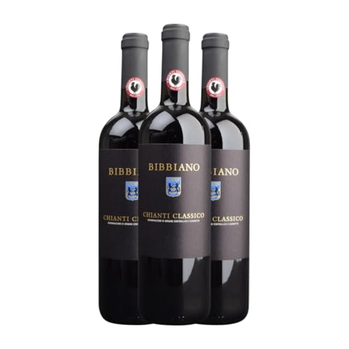 Bibbiano Sangiovese Chianti Classico 75cl – Caja de 3 Botellas de Vino Tinto Bibbiano Sangiovese Chianti Classico 75cl – Caja de 3 Botellas de Vino Tinto