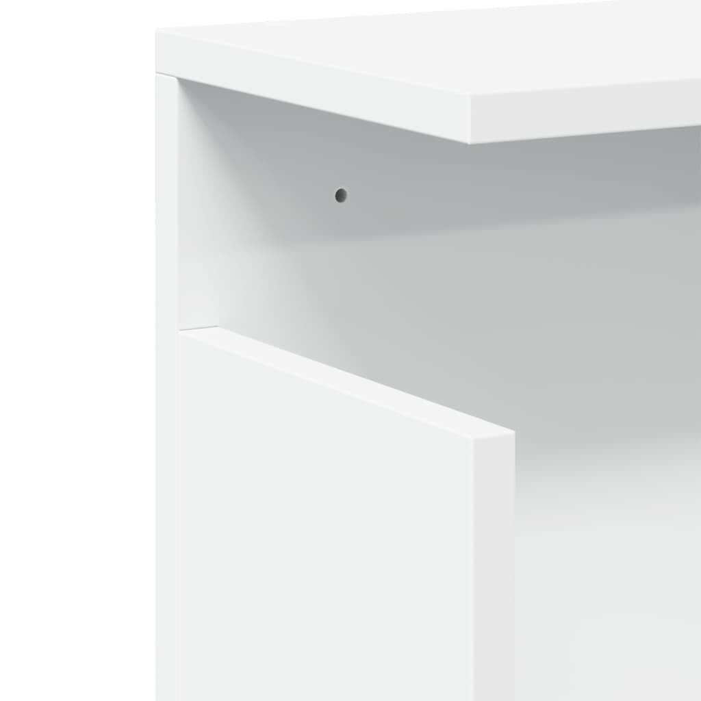 vidaXL Mueble de Pared Madera de ingeniería Blanco 60x20x30 cm