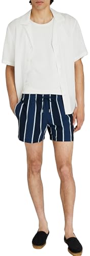 Club Monaco Men's Standard Cabana Print Arlen Swim Trunks