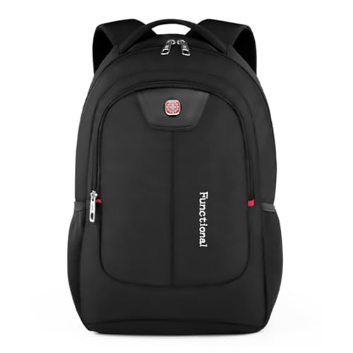 Mochila Masculina Executiva Reforçada Preta Moderna 26 L
