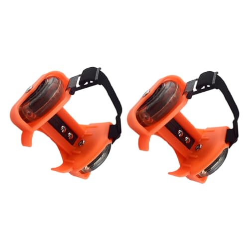 TOBBOMEY 1 Pair Roller Skates Light up Skate Wheels for Boys and Girls Sturdy Heel Wheel