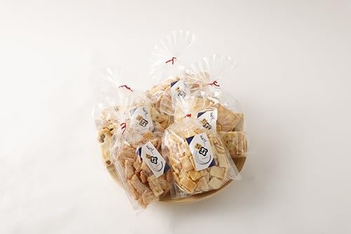 こだわりのおかき 昔造りセット 巾着袋入り 5袋