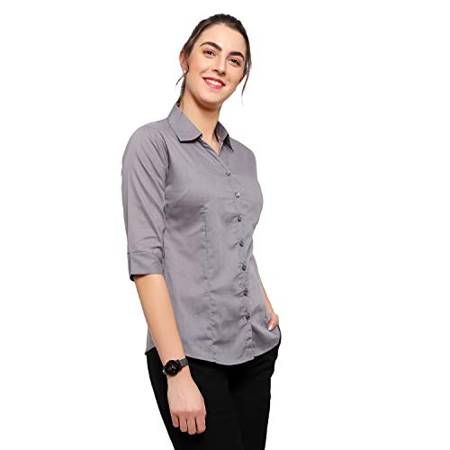 Image of Blue RoninWomen Stylish Western Official Formal Shirts for Women Regular fit Shirts for Women
