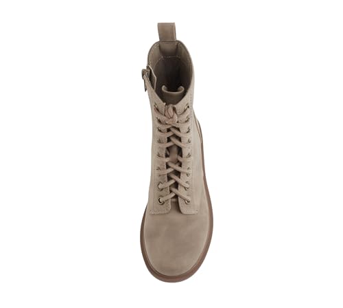 Image of Soda FIRM - Lug Sole Combat Ankle Bootie Lace up w /Side Zipper