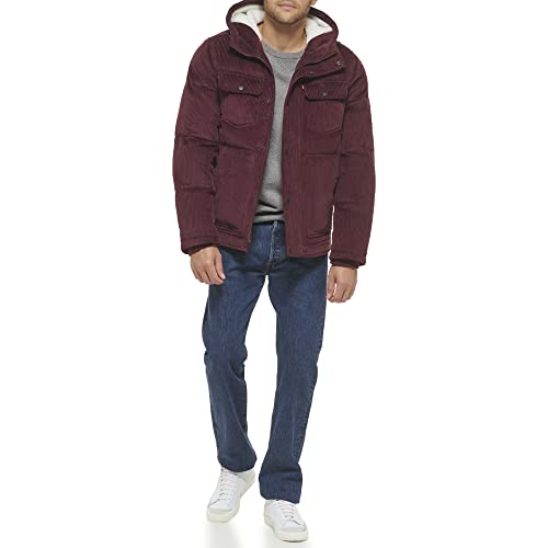 Image of Levi's Men's Performance Hooded Puffer Trucker Jacket (Regular & Big & Tall Sizes)