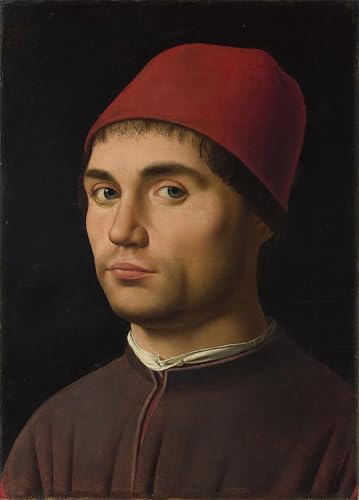 Impression Prints Toile haut de gamme portrait Antonello Da Messina 60x90cm