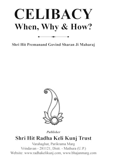 Image of Celibacy : When, Why, and How? (English) | Shri Hit Radha Keli Kunj