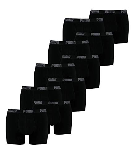 PUMA Herren Boxershorts Unterhosen 521015001 10er Pack, Farbe:230 -...