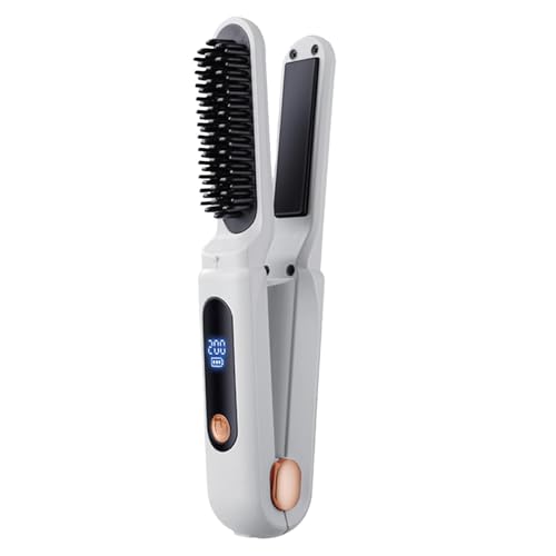 Peigne lissant sans fil 2 en 1 OFLISSANT brosse portable