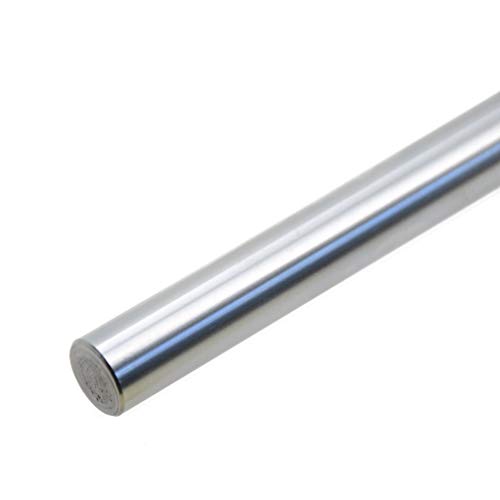 ReliaBot 12mm x 400mm (.472 x 15.75 inches) Case Hardened Chrome Plated Linear Motion Rod Shaft Guide - Metric h8 Tolerance