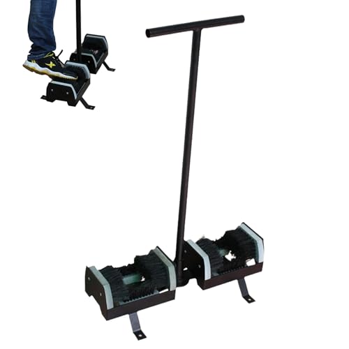 Cepillo raspador de botas y zapatos con asa, eficiente removedor de barro y nieve para limpieza al aire libre y entrada