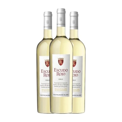 Philippe de Rothschild Escudo Rojo Sauvignon Blanca Valle de Casablanca 75 cl Vino blanco (Caja de 3 Botellas de 75 cl)