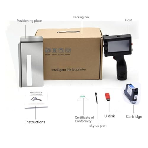 Codeur jet d'encre portable multilingue et imprimante intelligente de numéros