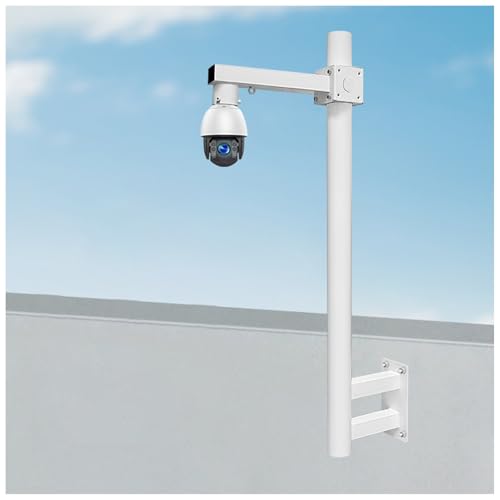 Support mural métallique haut de gamme de 100 cm pour caméra de surveillance fixe