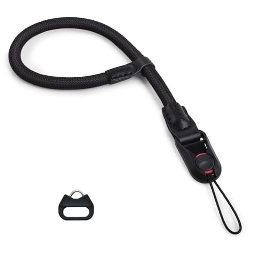 Cinghia Macchina da Polso per Fotografica a Sgancio Rapid Laccio da Polso per Fotocamera in Corda di Paracord per DSLR/SLR Polso per Fotografica a Sgancio Rapid Laccio da Polso