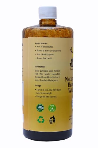 Image of Exotic Vanilla Pure Vanilla Paste with Seeds, Made with Real Vanilla Beans | Rich & Concentrated | Alcohol-Free | Gluten Free, Non-GMO | For Baking & Desserts (1000g)