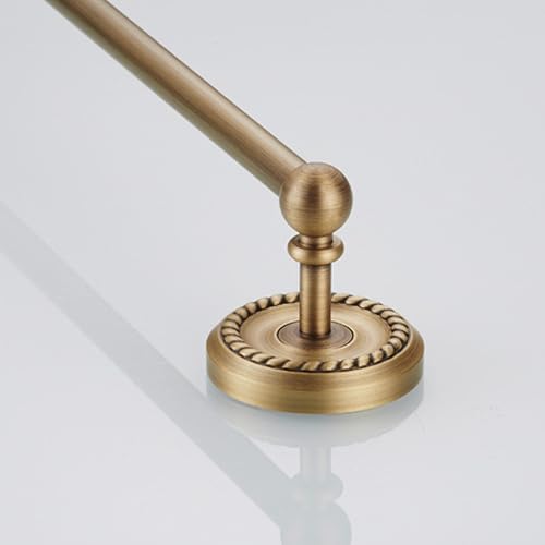 Image of Antique Bronze Towel Rack for Bathroom Adjustable 15.5 to 27.5 Inch Towel Bar Wall Mounted