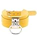 chengjiexu Collar Colgante Collar De Gargantilla De Cuero para Mujer, Collar Gótico Negro, Joyería Gótica, Accesorios Punk De Moda, Amarillo