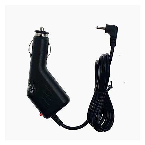 Cargador de coche 12V 2A con conector DC 3.0mm y 1.0mm entrada de 12V a 24V 3
