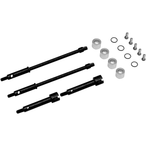 Hot Racing SXTF39W04 +4mm Steel Drive Stub Axles SCX24