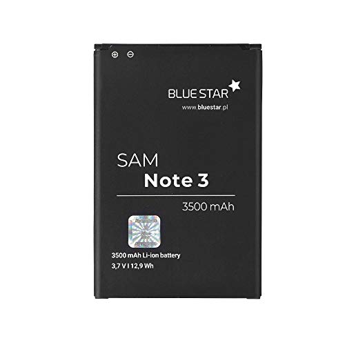 Blue Star Premium - Batería de Li-Ion litio 3500 mAh de Capacidad Carga Rapida 2.0 Compatible con el Samsung Galaxy Note 3