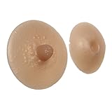 Silicone Breast Form Perky Nipples (L, sandybrown)
