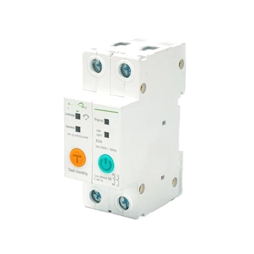 Disyuntor medición 2P 63A interruptor de control remoto doméstico carril DIN 2
