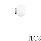 Material: Glas. Flos Mini Glo-Ball C/W Wandleuchte weiß Glas F4194009 Jasper Morrison 2002