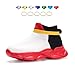 Loromodo White Black Sneakers for Boys Girls Shoes Running Birthday Gift Tennis Costume Shoes