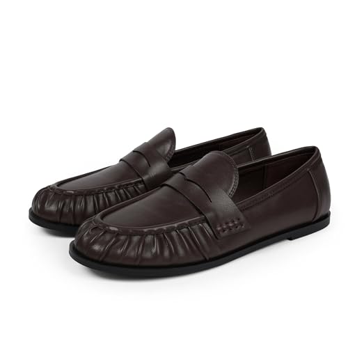 Image of QIY Penny Loafers for Women 2026 Comfortable Flats Shoes