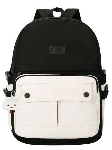 Image of Tinytot 30 Litre Japanese Korean Style School Bag Water-Resistant Laptop & Travel Backpack - Unisex Large 18 Inches Multipurpose Student Backpack for Boys & Girls, Men & Women