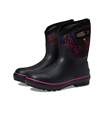 Bogs Women's Classic Ii-Paradise Snow Boot, Black Multi, 9 #TOP24