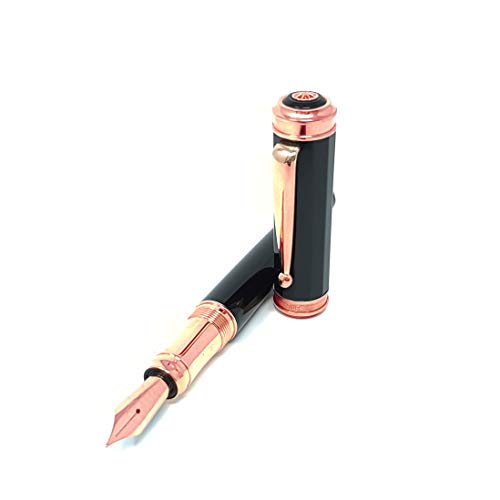 Signum Stylo plume – Joli plaqué or rose – Stylo de haute finition et de luxe fabriqué à la main par les meilleurs artisans italiens – Cadeau parfait pour un anniversaire – vue 6