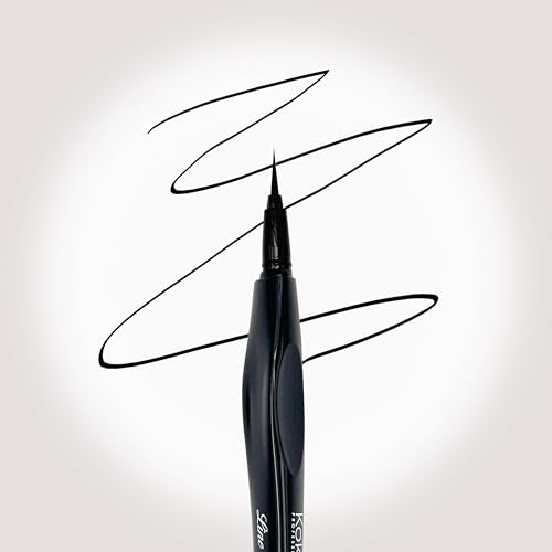 Delineador Líquido Kokie Cosmetics Jet Black 0.014 Fl Oz miniatura 3