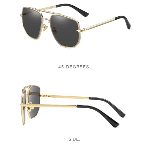 Sunglasses for Women Metal Sun Glasses Men Vintage Shades Female Gradient Uv4004