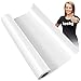 Produktbild KEWUZY Plotterfolie Textil Weiß, 30.5cm × 5m Heat Transfer Vinyl Flexfolie Rollen, Transferfolie Plotter Flexfolie für Eisen Heiße Presse, T-Shirts & Mehr Stoffen, DIY Muster