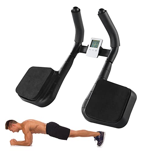 Plank Support Fitnessgerät, Plank Trainer, Plank Trainer mit Timer, Bauchtrainer-Board für Büro, Zuhause, Fitnessstudio, Unisex, Multifunktions-Timing-Plank-Trainer hilft beim Aufbau der Kernkraft Cover