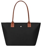 Large & Versatile Tote Bag for Women: Stylish and spacious nylon shoulder shopper handbag suitable for work, commuting, university, travel, shopping, and everyday use. Lightweight yet durable design with ample room for daily essentials, effortlessly ...