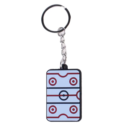 Pjeghbvop Eishockey-Sport-Schlüsselanhänger, Cartoon-Wintersport-Anhänger, Schlüsselanhänger, Autoschlüsselhalter, Taschenanhänger, Handtaschen-Zubehör