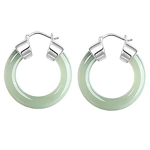 Boucles d'oreilles jade femme créations artisanales en pierres précieuses