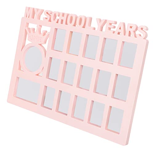 ABOOFAN Plastic Picture Frame Infant Photo Frame Creative School Picture Frame Baby Identification Photo Holder Picture Display Frame Baby Growth Photo Frame Plastic Photo Frame Book