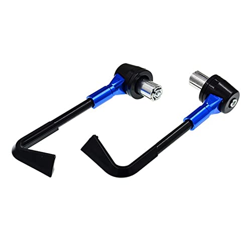 Protection tige klaxon freins main garde moto bleu alu haut de gamme