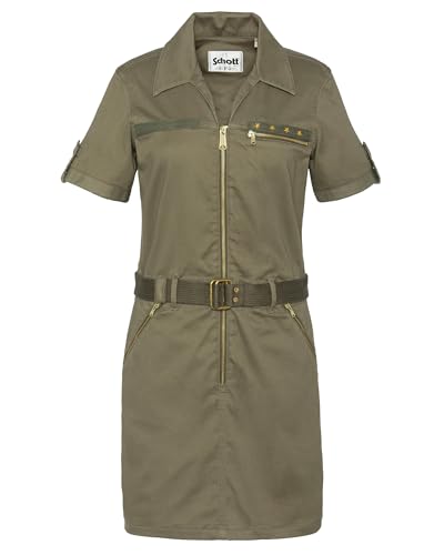 Robe Army avec Ceinture Schott,ROBCASEYW