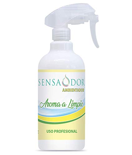 SENSAODOR, Ambientador en Spray 500 ml, Empresas, Negocio, Limpieza, Neutralizador, Quitaolor (Aroma a Limpio, 500) Cover