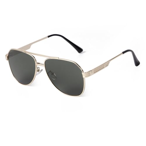 Lunettes de soleil pour hommes contre l'éblouissement avec verres miroir
