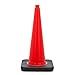 JBC Safety Plastic RS70032S Revolution Series 28" Traffic Cone Slim Line, Orange Color