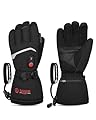 SAVIOR HEAT Upgraded Rechargeable Heated Gloves for Men & Women , 3000mAh Electric Heated Gloves with 3 Heat Levels up to 150°F, Waterproof Ski Glove for Skiing, Snowbording, Camping, Hiking