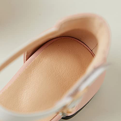 Generic High Heel Sandals for Girls Little/big Kids Dress Shoes Pumps Low Heels Flower Open Toe Sandals Fashion Baby Shoes4